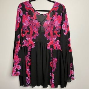 Free People Intimately Sheer Tunic Mini Dress